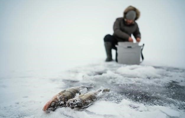 Зимняя рыбалка и опасность на льду